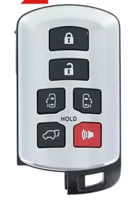 Toyota remote Key Case Holder Silicone Rubber Cover Key Protector for Toyota Sienna