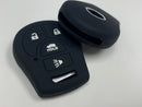 Nissan remote Key Case Holder 4 button Silicone Rubber Cover Key Protector for Nissan Qashqai Micra Juke