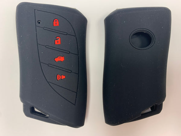 Lexus remote Key Case Holder 4 button Silicone Rubber Cover Key Protector for Lexus UX250 ES300H ES350