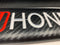 Honda Seat Belt Pad Cover Protectors Shoulder Pad Carbon Style 22cm x 6 cm / Pair