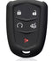 Cadillac Key Fob Silicone Rubber Cover 5 button Key Protector for Cadillac CTS Escalade ATS XLS