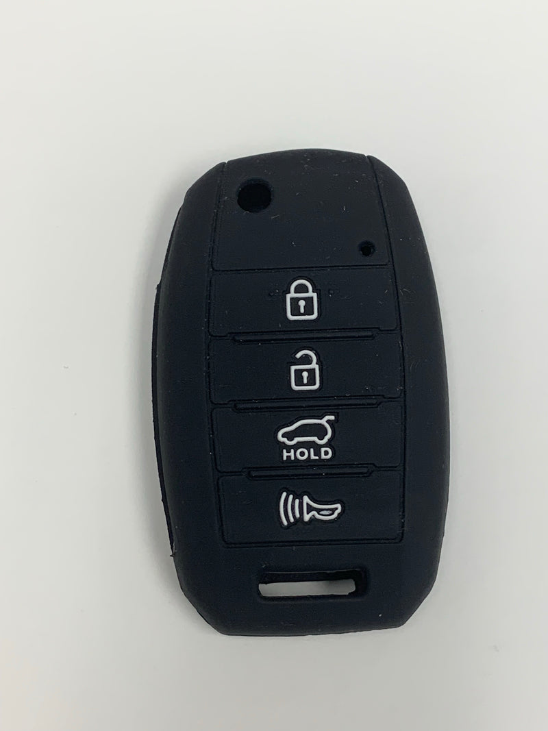 KIA Remote Key Case Holder 4 button Silicone Rubber Cover Key Protector for Kia Sedona Optima Sportage Sorento Soule Forte