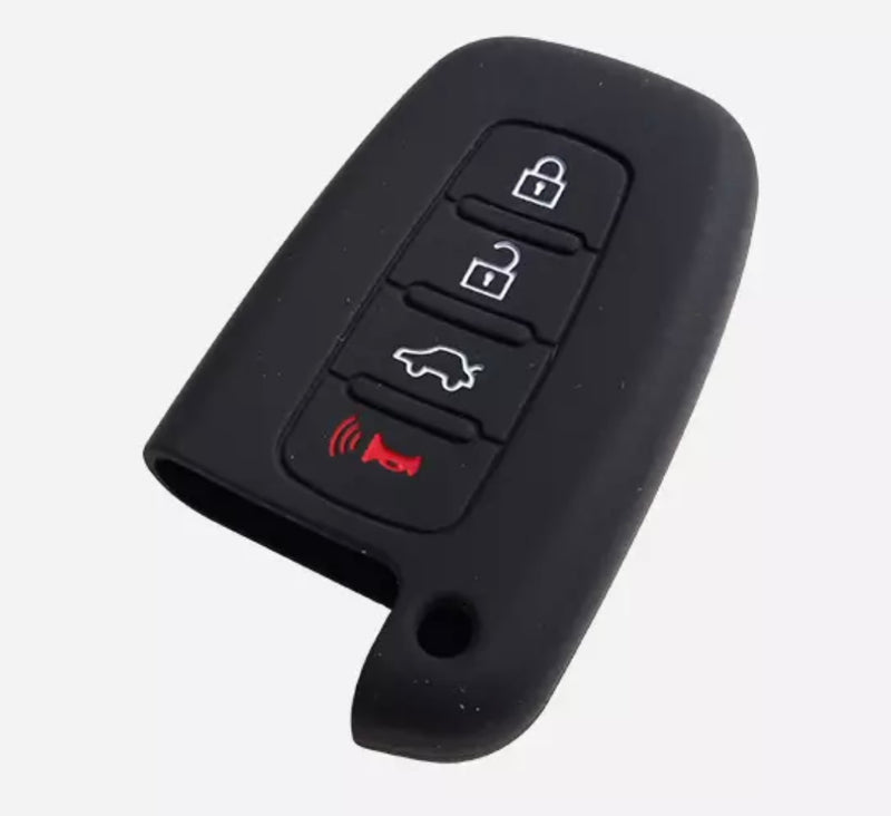KIA Hyundai Remote Key Case Holder 4 button Silicone Rubber Cover