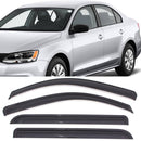 Window Visor Deflector Rain Guard 2011-2018 Volkswagen Jetta Dark Smoke