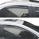 Window Visor Deflector Rain Guard 2008-2017 Mitsubishi Lancer Dark Smoke Mugen / Regular style