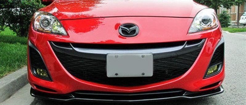 📈Front Lip 2009-2011 Mazda 3 Sedan 4 Door JDM Style Poly Urethane (Will not fit Mazdaspeed Model)