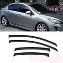 Window Visor Deflector Rain Guard 2004-2009 Mazda 3 Sedan 4door