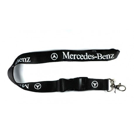 Mercedes-Benz Lanyard (Black with white logo)
