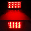 Brake Light Red Lens F1 Style Rear Bumper LED Light Kit Fits 2011-2021 Subaru Impreza WRX STi XV