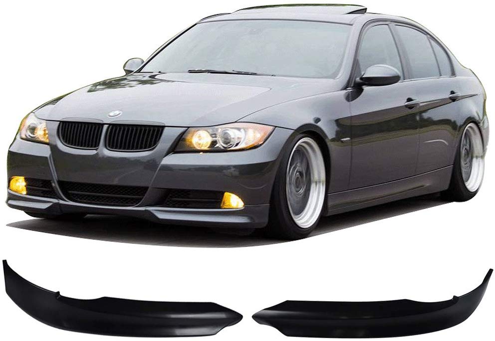 Front Bumper Lip 2005-2008 E90 328 325 335 3 Series Sedan Except M3 And  Mtech Bumper OE Style PP Add-On Bodykit Splitter