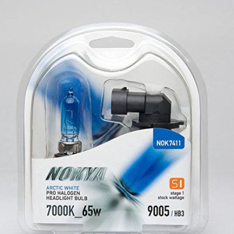 Nokya Arctic White 9005/HB3 Light Bulbs 7000K 65W (Stage 1)