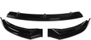Front Bumper Lip Compatible With 2017-2022 Tesla Model 3 IK Style Glossy Black 3 PIECES / SET