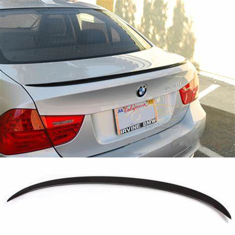 Spoiler Fits 2006-2011 BMW 3 Series E90 M3 Style Painted# #475 (  Black Sapphire) Rear Tail Lip Deck Boot Wing