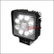 UNIVERSAL 9 LED BLACK WORK LIGHT SQUARE